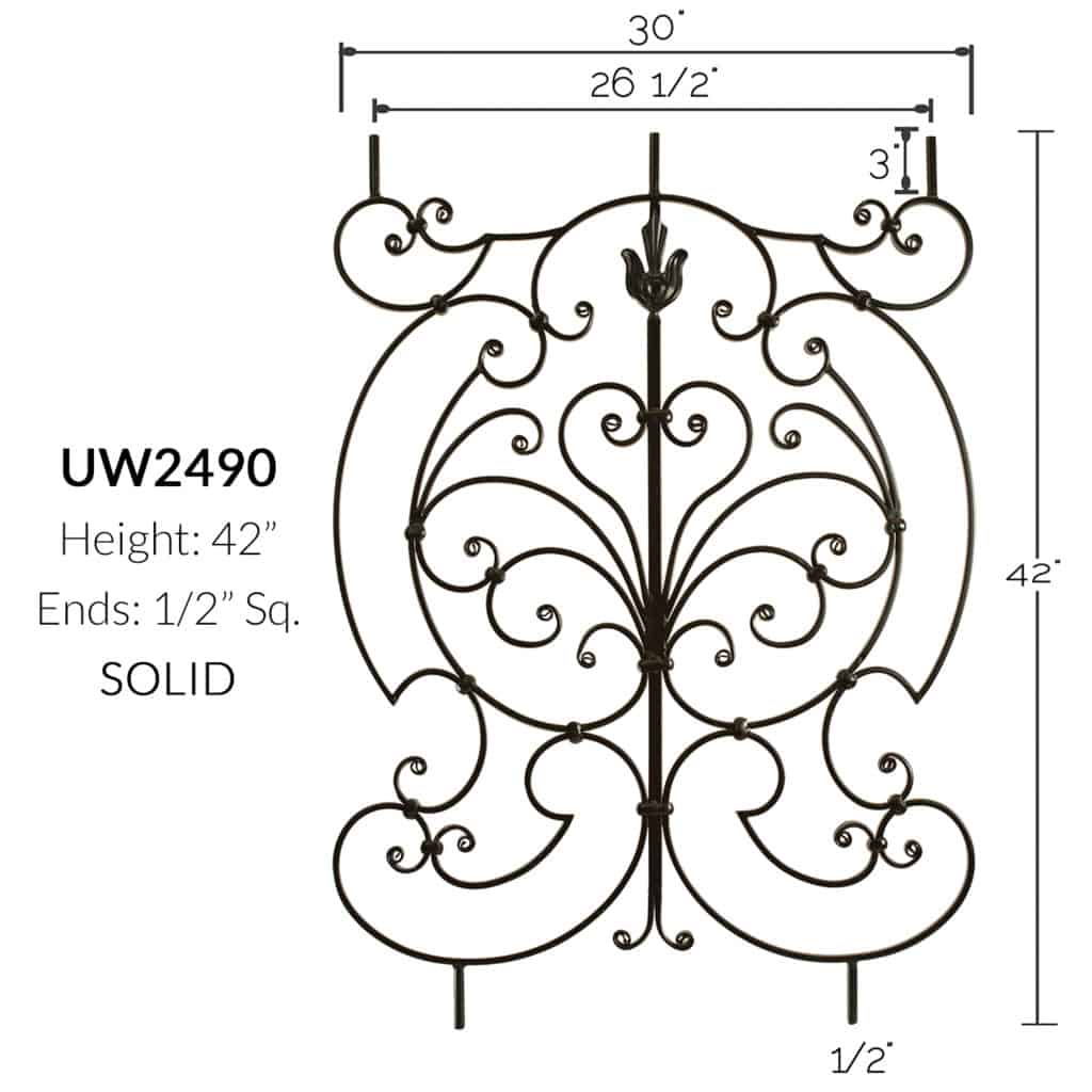 Renaissance Panel Baluster - Unique Wood Products