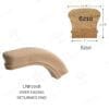 7216 Over Easing Returned End - Unique Wood Products