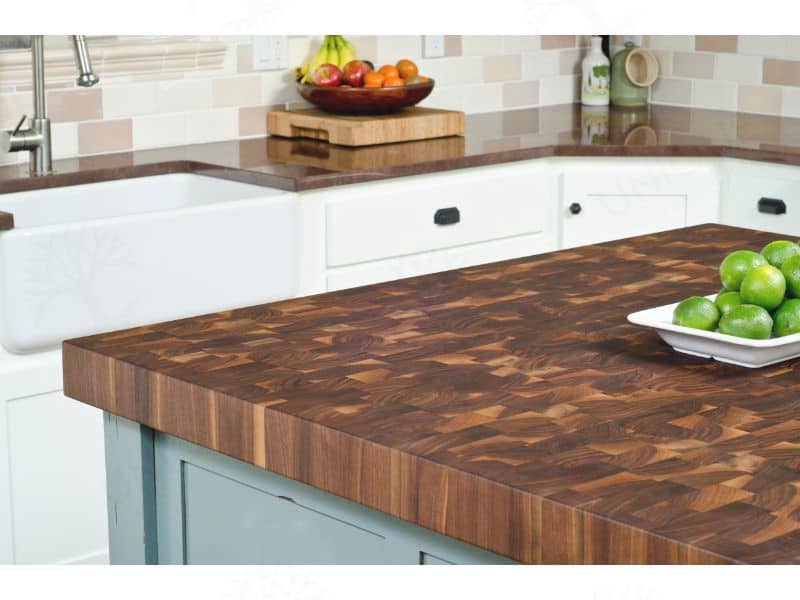 Premium Walnut Wide Plank (Face Grain) Countertop