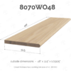 11.5" Wood Stair Treads Premium Bullnosed 8070 - Image 5