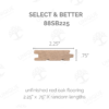 2.25" UNFINISHED SOLID HARDWOOD FLOORING - Image 2