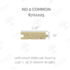 2.25" UNFINISHED SOLID HARDWOOD FLOORING - Image 7